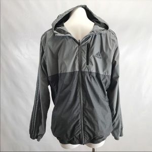 Adidas Grey Windbreaker
